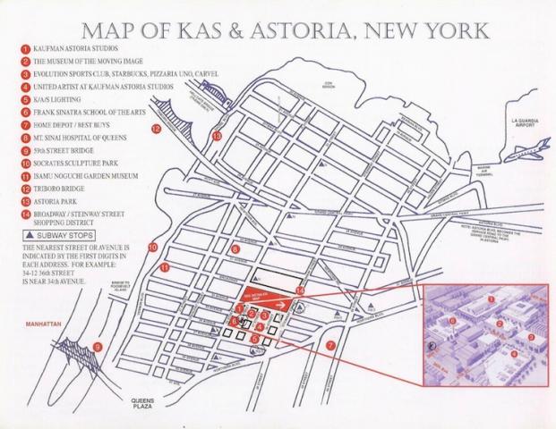 Astoria map - Contact