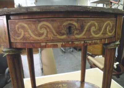 Surface Restoration- Marquetry Table_3