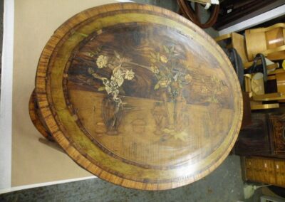 Surface Restoration- Marquetry Table_4